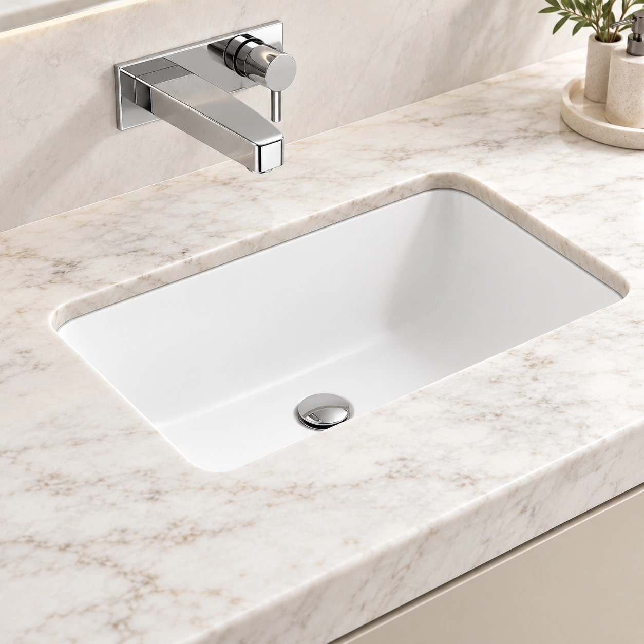 VitrA S20 7475B003-0618 Tezgah Altı Lavabo, 48 cm, Beyaz