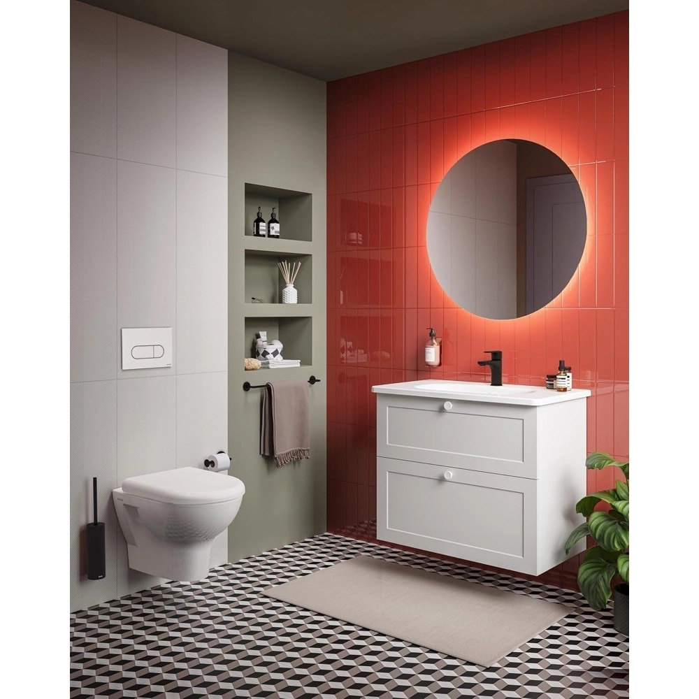 Artema Root Round A4270536 Mat Siyah Lavabo Bataryası