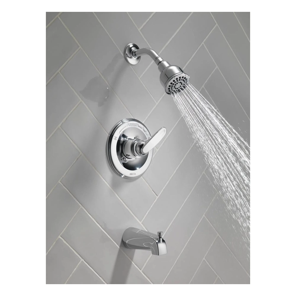 Delta Faucet Foundations BT13410 Krom Küvet ve Duş Trim Seti