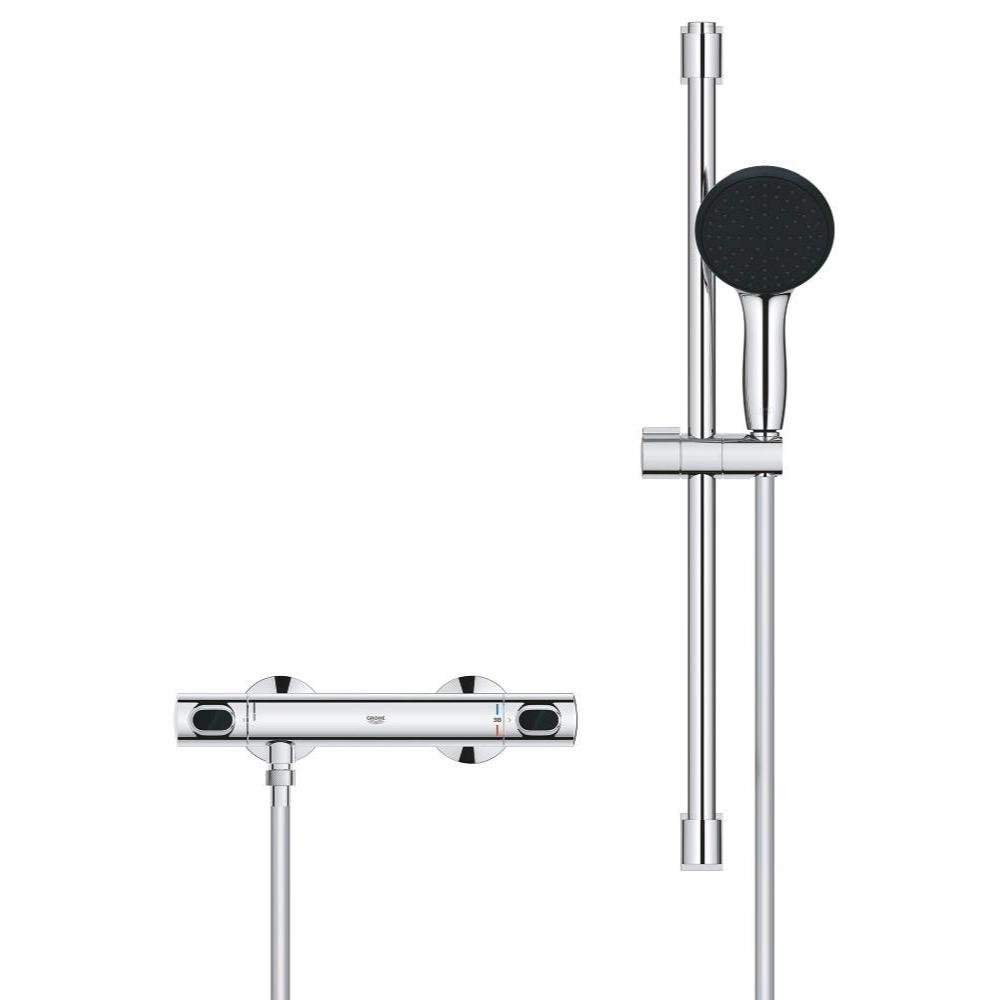 Grohe Precision Flow 34800001 Termostatik Bataryalı Sürgülü Duş Seti