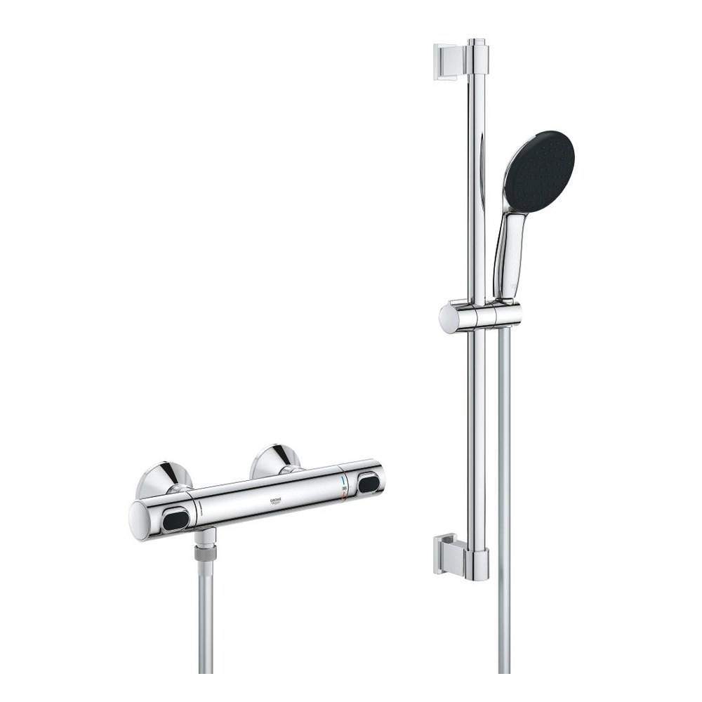 Grohe Precision Flow 34800001 Termostatik Bataryalı Sürgülü Duş Seti