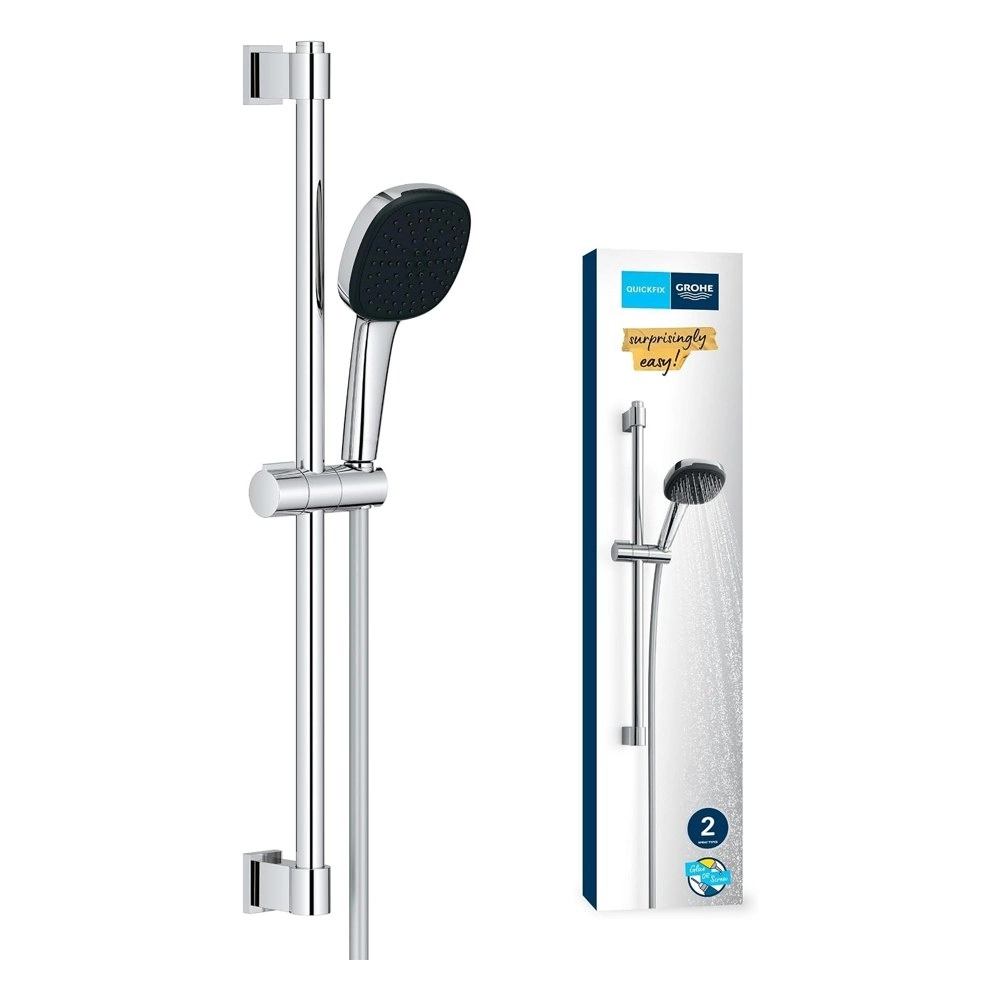 Grohe Vitalio Comfort 110 26928001 Kare Sürgülü Duş Seti Krom