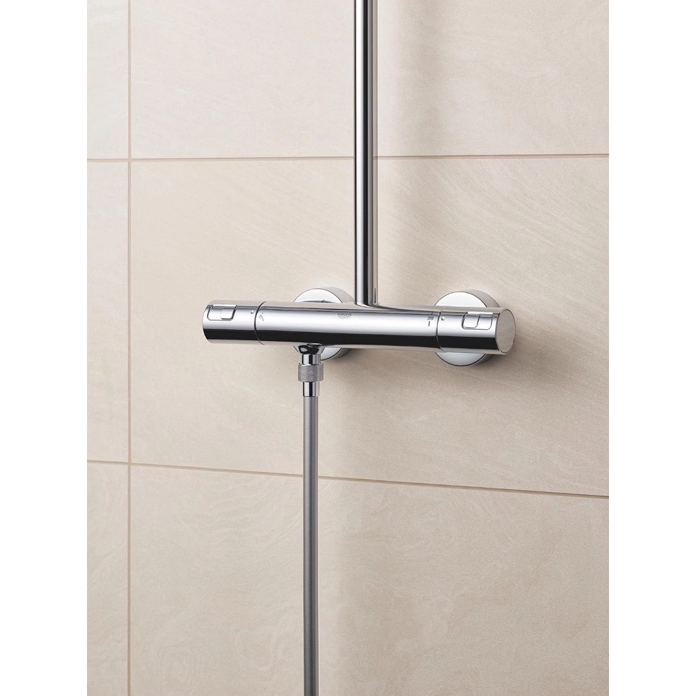 Grohe Vitalio Start 250 Cube 26696000 Termostatik Duş Sistemi Krom