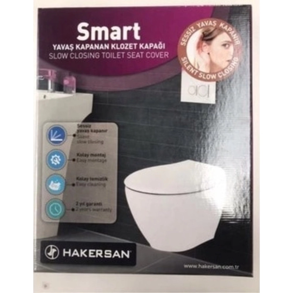 Hakersan Smart Yavaş Kapanan Soft Klozet Kapağı