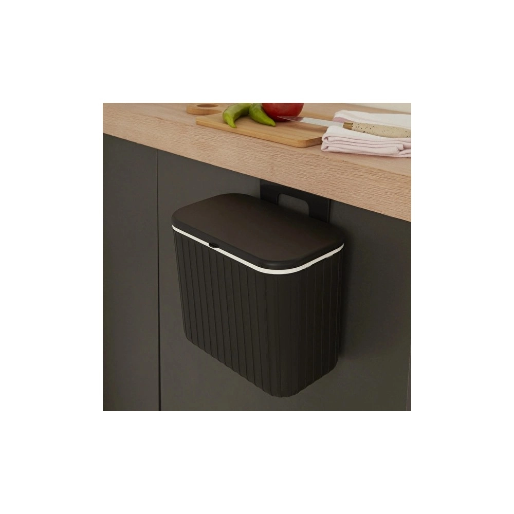 Karaca Home Pino 8 L Çöp Kovası Siyah