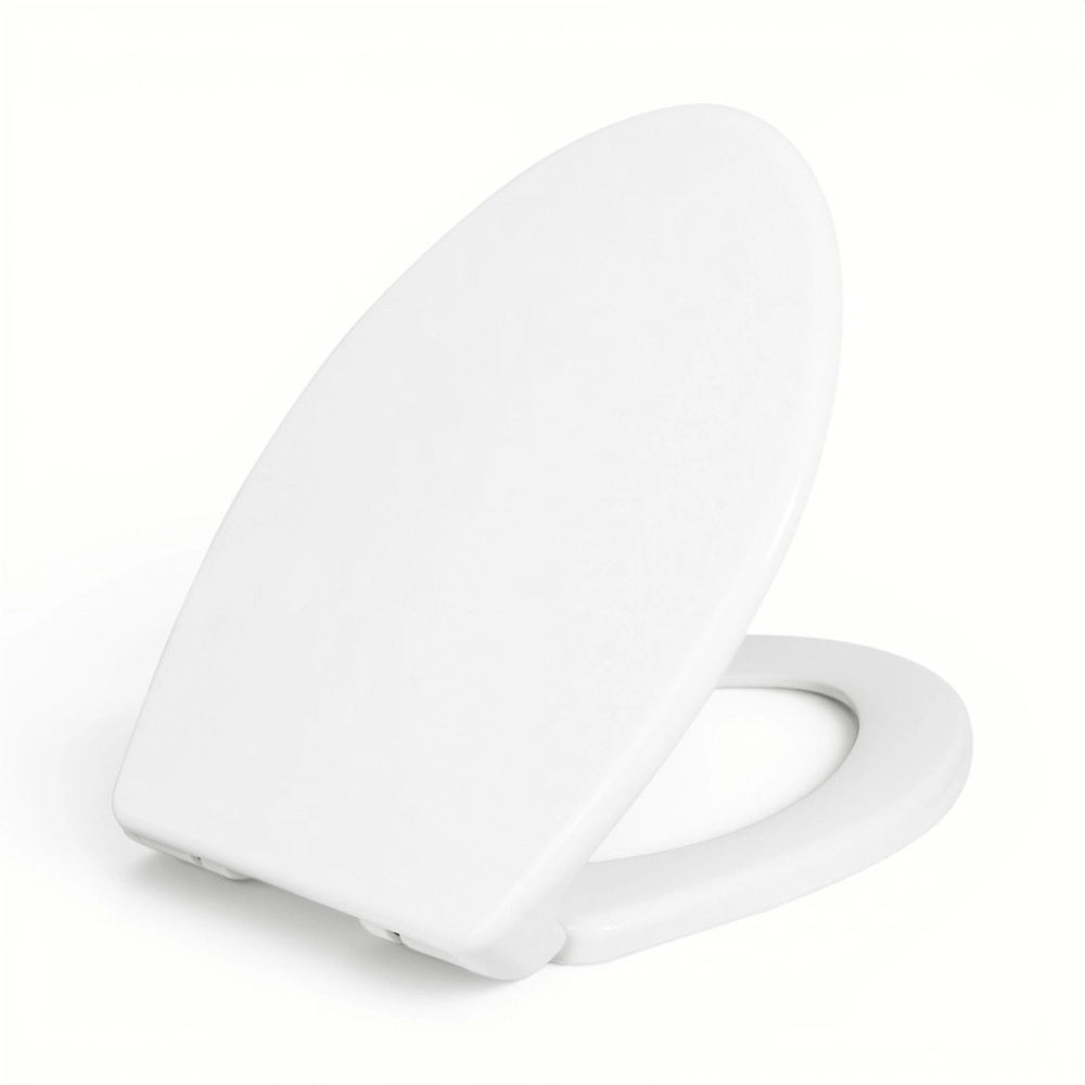 Luxe Bidet TS1008E Yavaş Kapanan Uzun Klozet Kapağı Beyaz