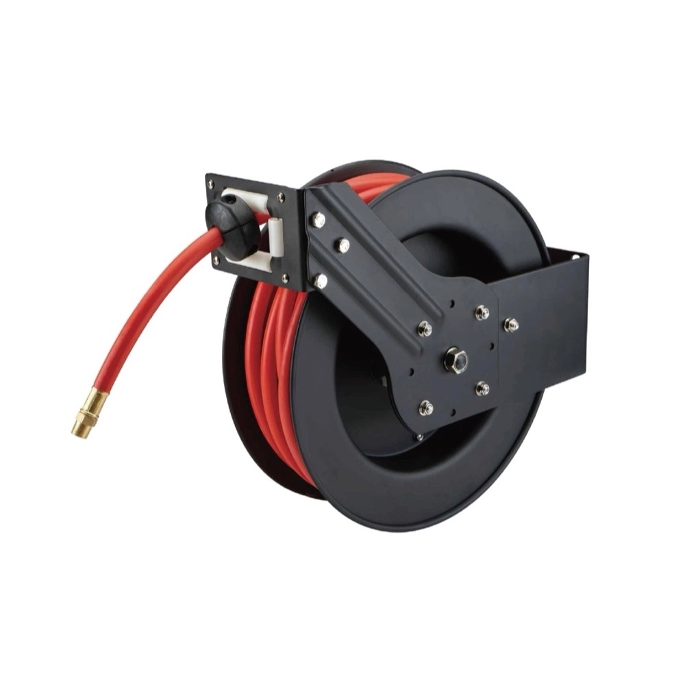 MaxWorks 80720 Otomatik Sarmalı Hava Hortumu Makarası 15,24 m