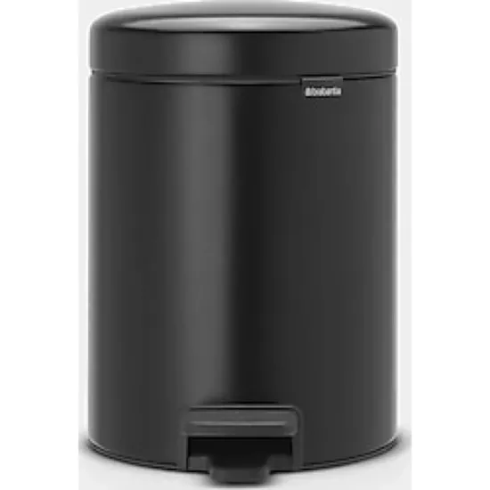 Brabantia NewIcon 112928 5 L Mat Siyah Pedallı Çöp Kovası