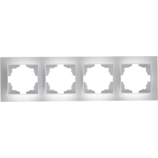 Elbi Vega Metalik Gri 4’lü Çerçeve 510-011000-228