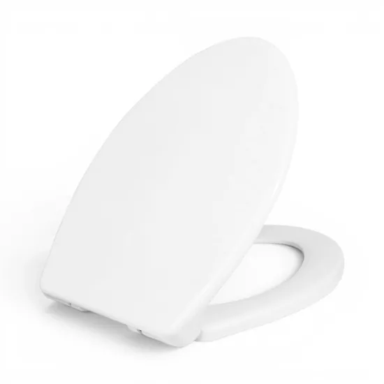 Luxe Bidet TS1008E Yavaş Kapanan Uzun Klozet Kapağı Beyaz