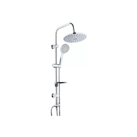 Tema 53230 Rain Tondo Tepe Sürgülü Duş Seti Krom