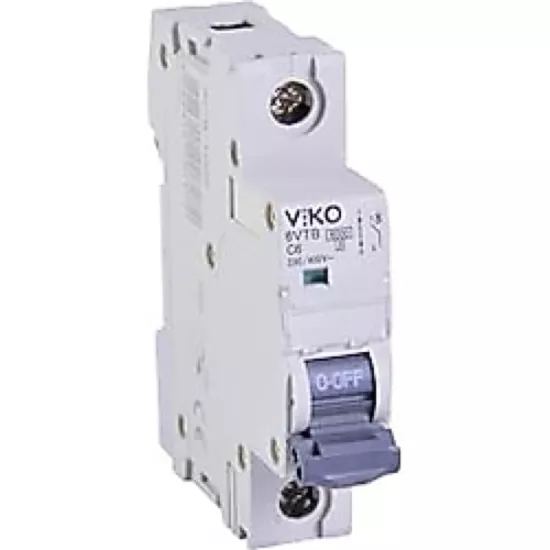 Viko 6VTB-1C06 tek kutuplu 6 A otomatik sigorta
