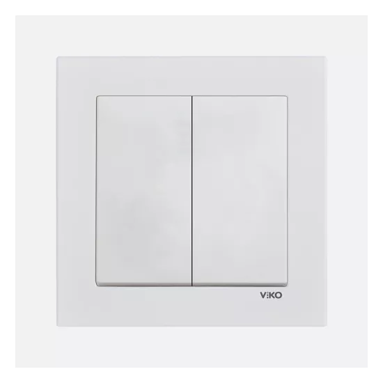 Viko Karre 55 Beyaz Dual Anahtar C1 Mekanizma