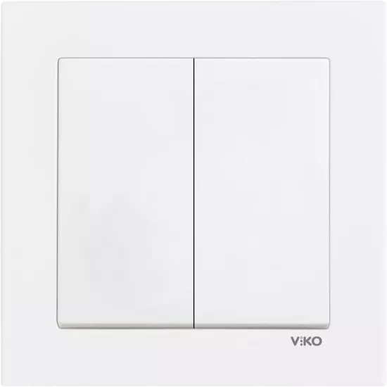 Viko Karre 55 Beyaz Komütatör C1 Mekanizma