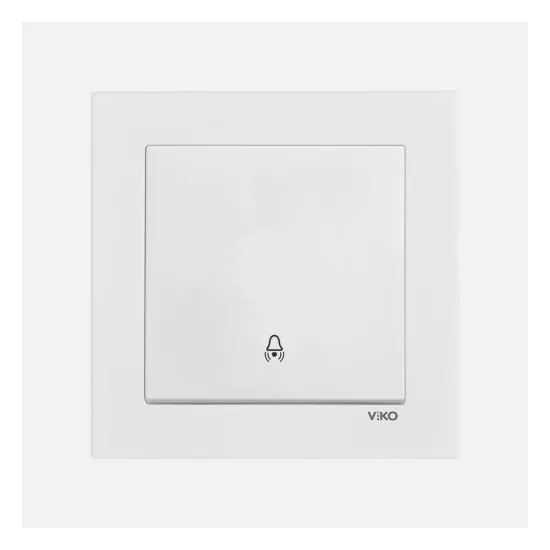 Viko Karre 55 Beyaz Zil Anahtarı C1 Mekanizma