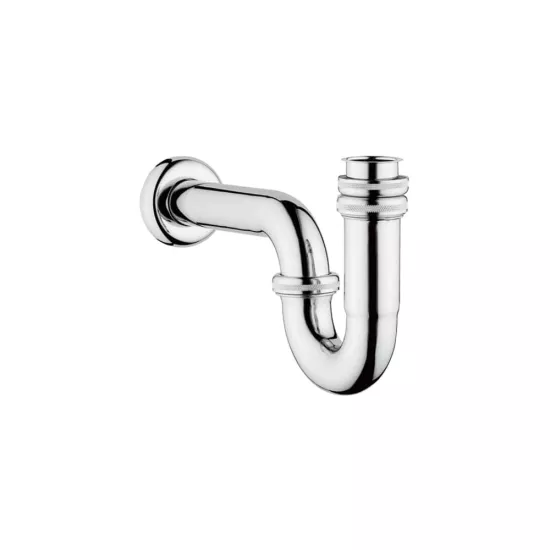 VitrA A45117 P Tipi Krom Lavabo ve Eviye Sifonu