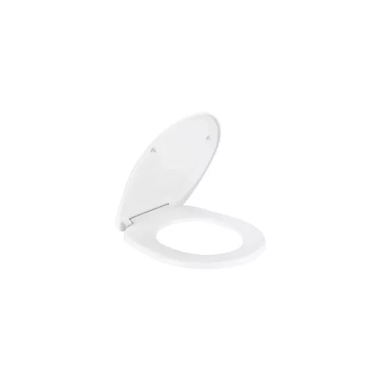 VitrA S20 Round 109-003-909 Üniversal Klozet Kapağı, Yavaş Kapanır, Be