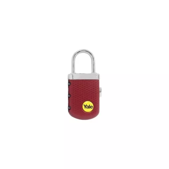 Yale YP3 31 mm Şifreli Seyahat Asma Kilidi Bordo