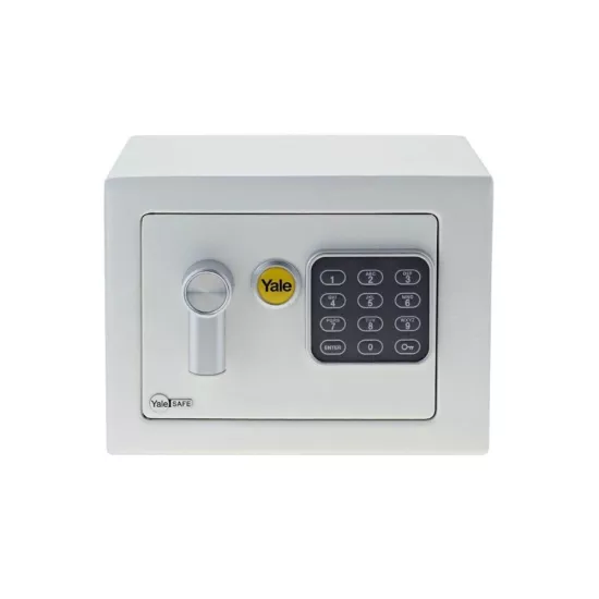 Yale YSV 170 DB1 W Mini Boy Dijital Kollu Kasa Beyaz