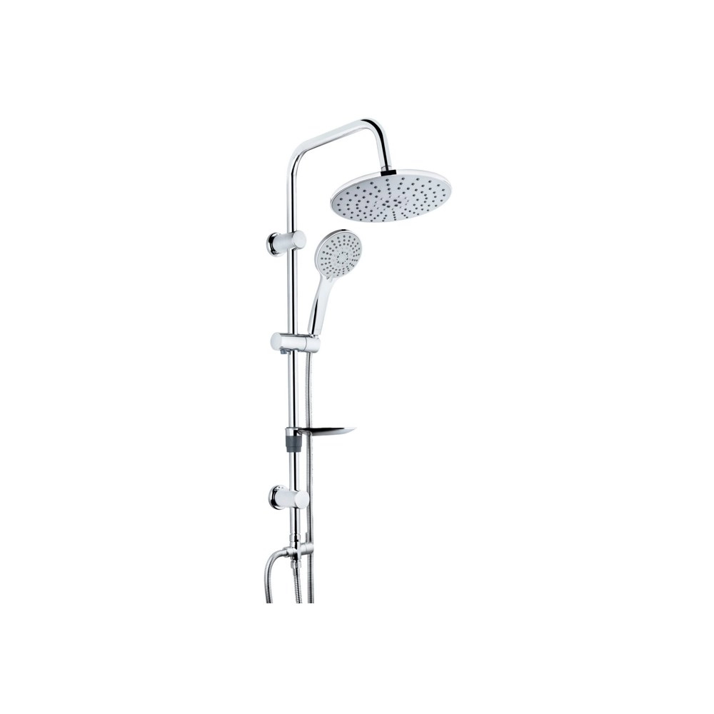 Tema 53230 Rain Tondo Tepe Sürgülü Duş Seti Krom