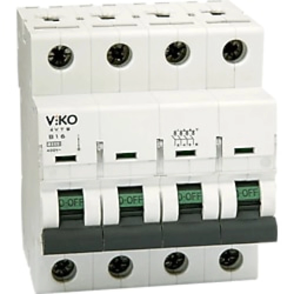 Viko 4VTB-4C25 4 Kutuplu 25 A C Tipi Otomatik Sigorta