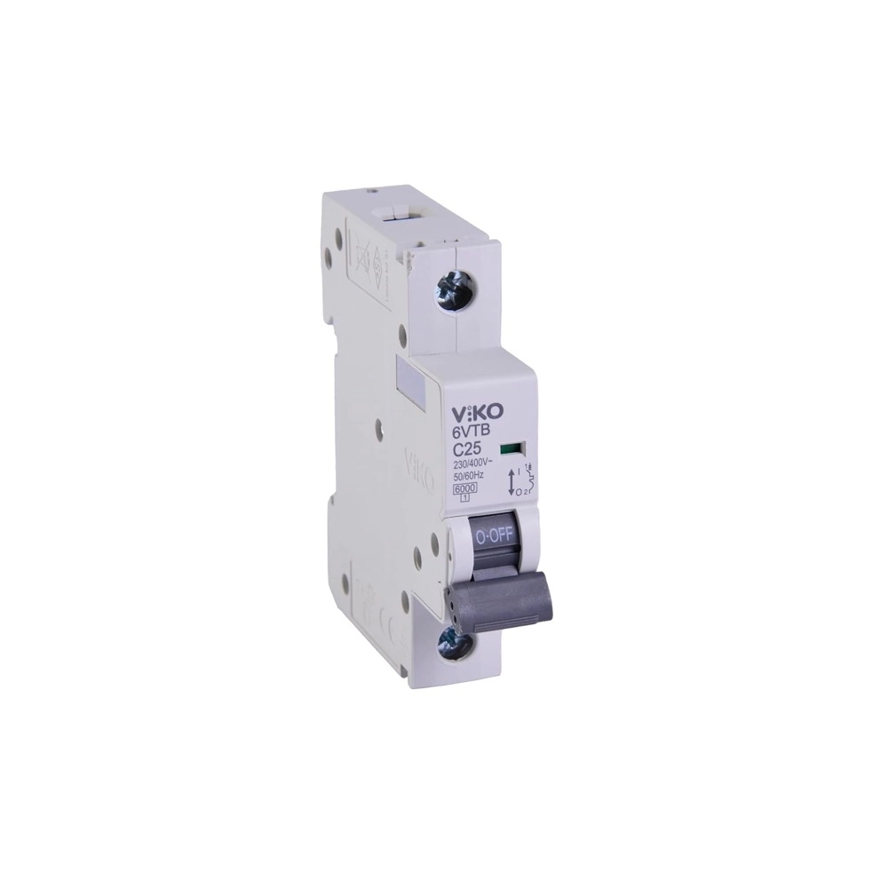 Viko 6VTB-1C25 Tek Kutuplu 25 A C Tipi Otomatik Sigorta