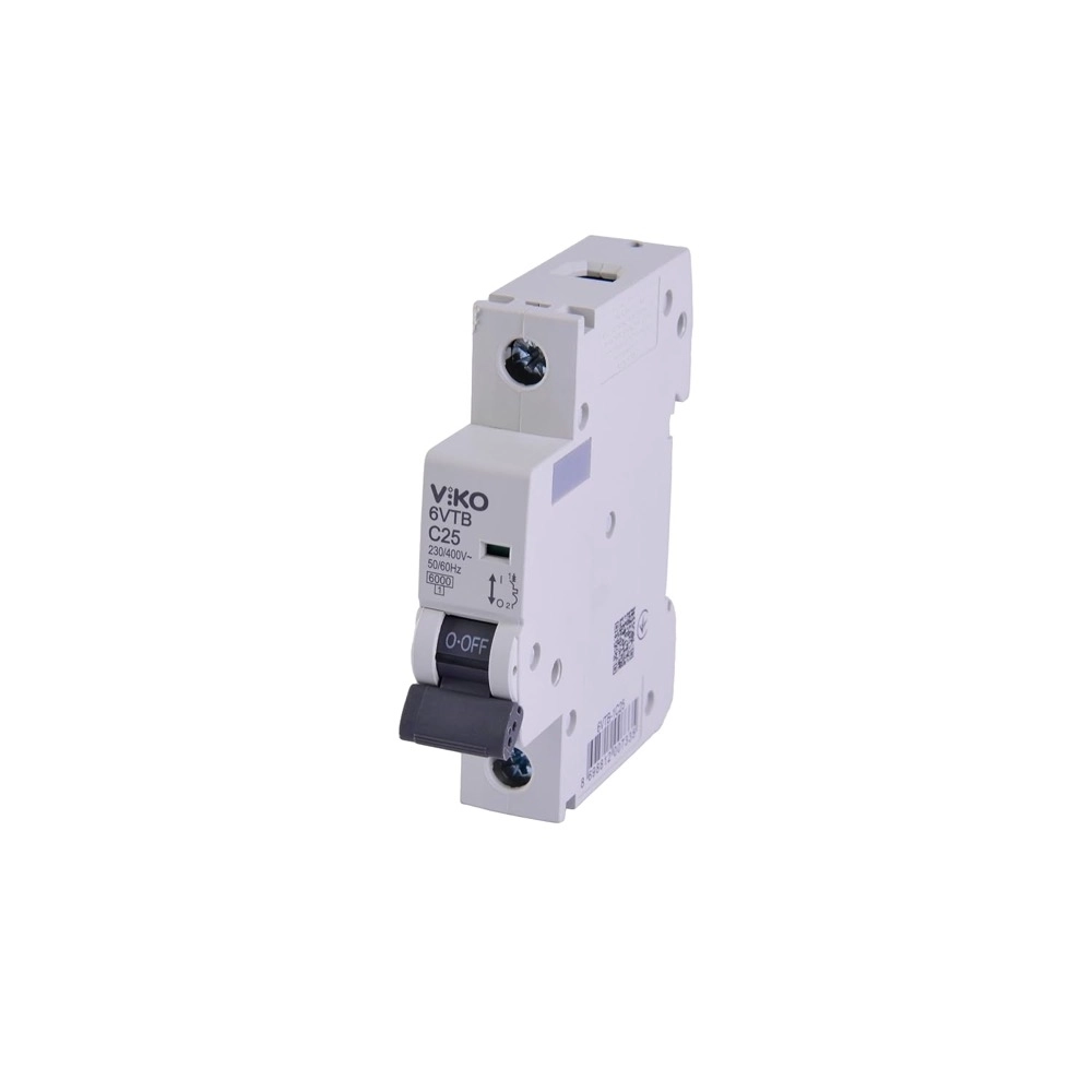 Viko 6VTB-1C25 Tek Kutuplu 25 A C Tipi Otomatik Sigorta