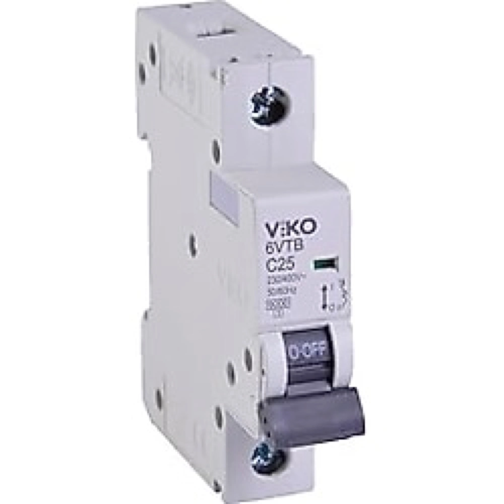 Viko 6VTB-1C25 Tek Kutuplu 25 A C Tipi Otomatik Sigorta
