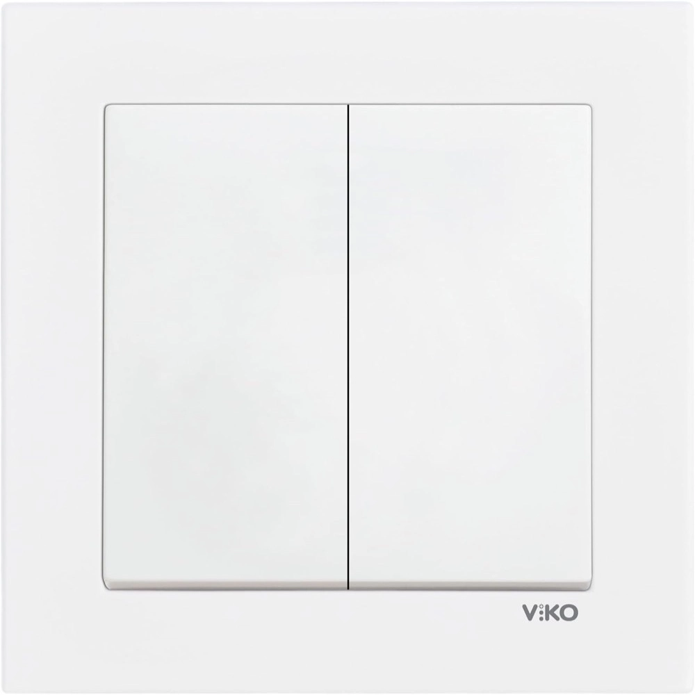 Viko Karre 55 Beyaz Komütatör C1 Mekanizma