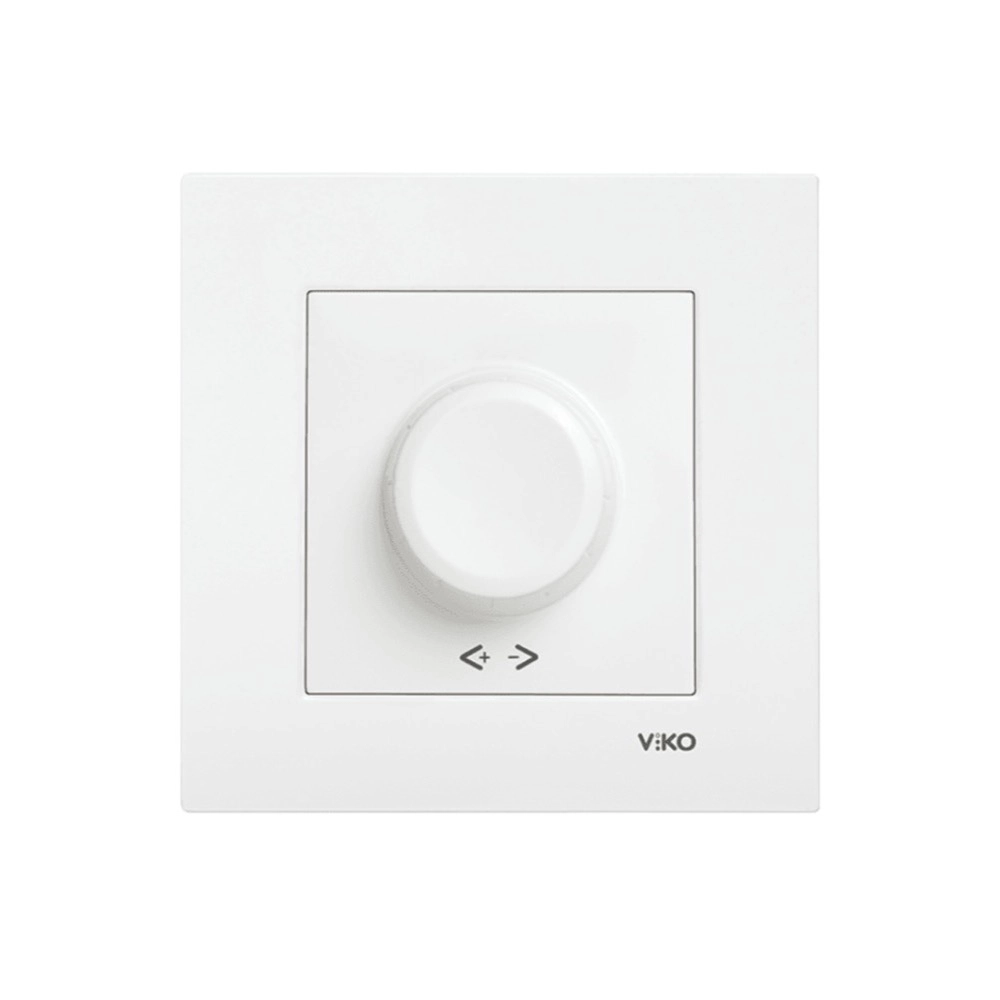 Viko Karre Beyaz Rotatif Dimmer R 40-600 W