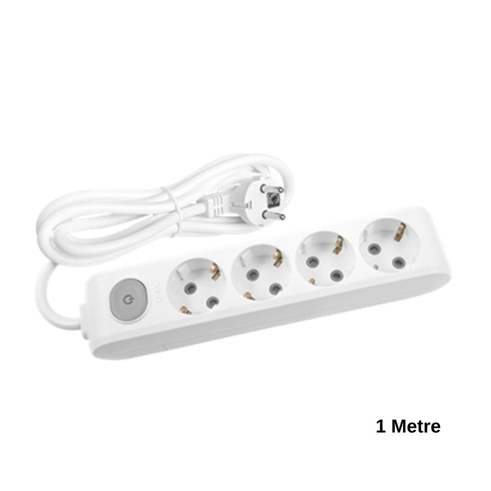Viko Multi-Let 4’lü Anahtarlı Topraklı 1 m Priz