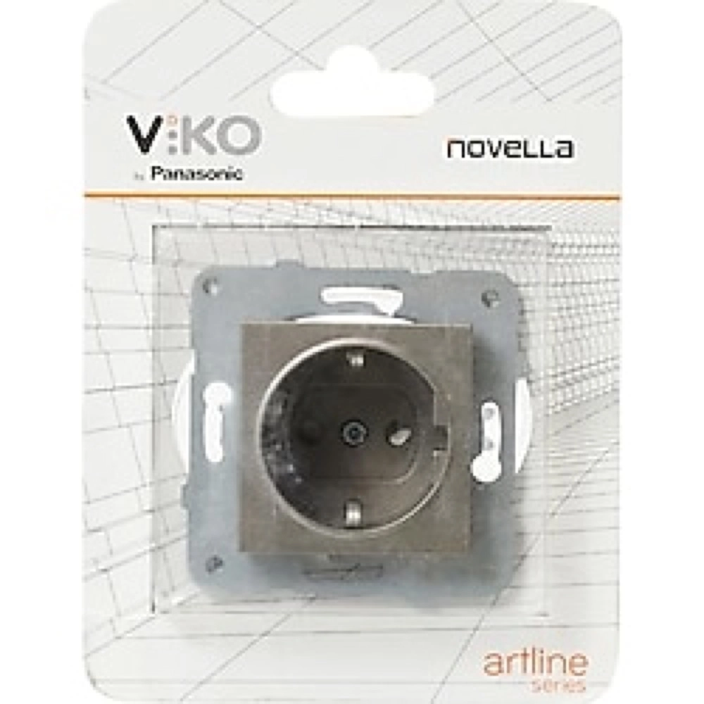 Viko Novella Antrasit Topraklı Çocuk Korumalı Priz