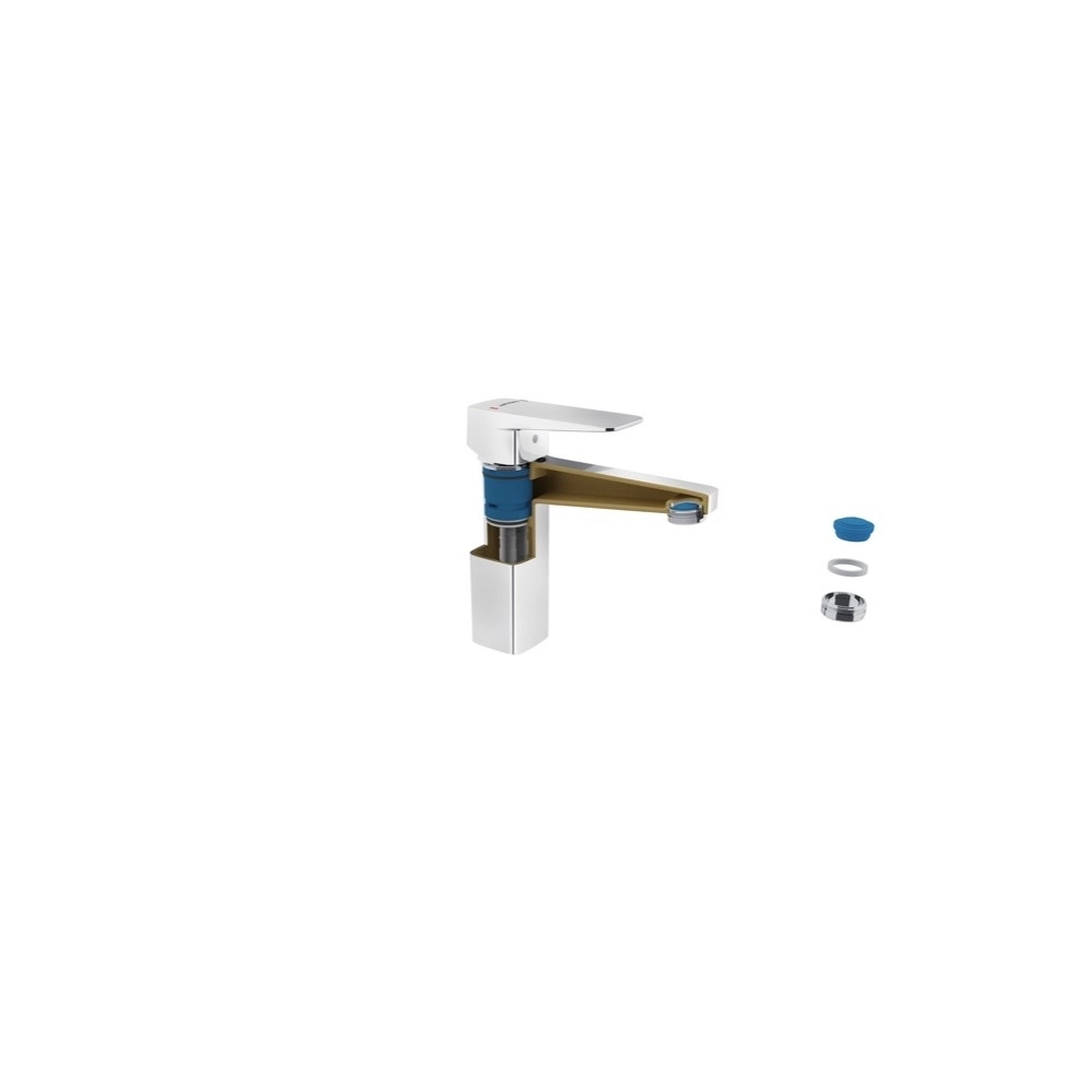 VitrA Root Square BluEco Krom Yüksek Lavabo Bataryası