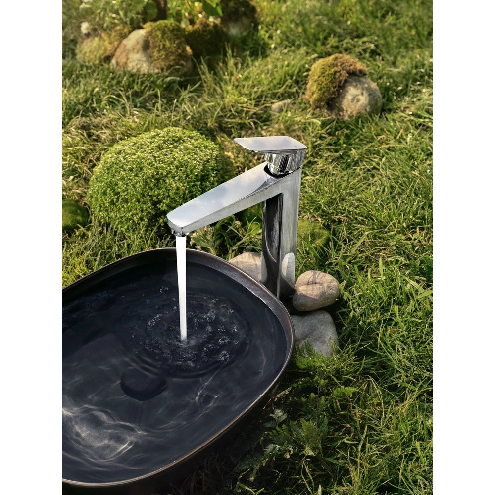 VitrA Root Square Krom Çanak Lavabo Bataryası