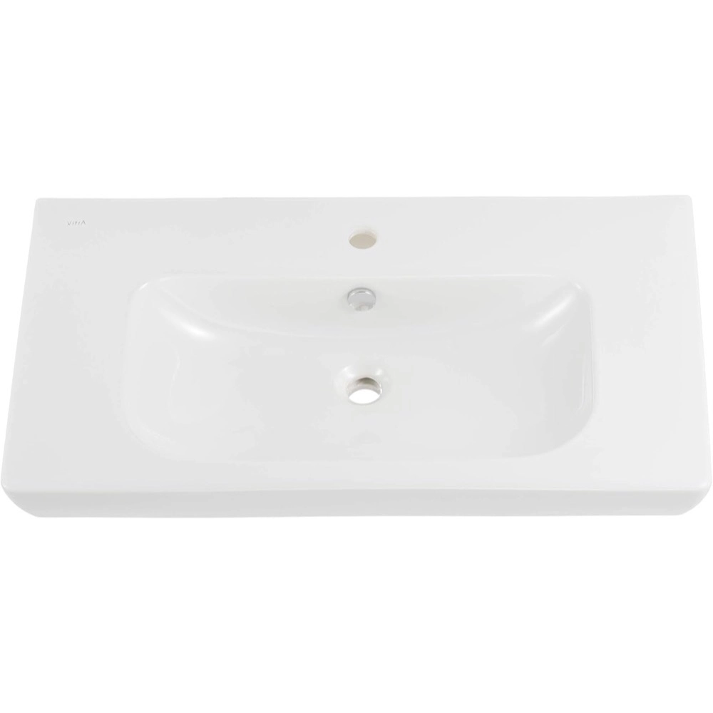 VitrA S20 5522B003-0001 Etajerli Seramik Lavabo, Beyaz