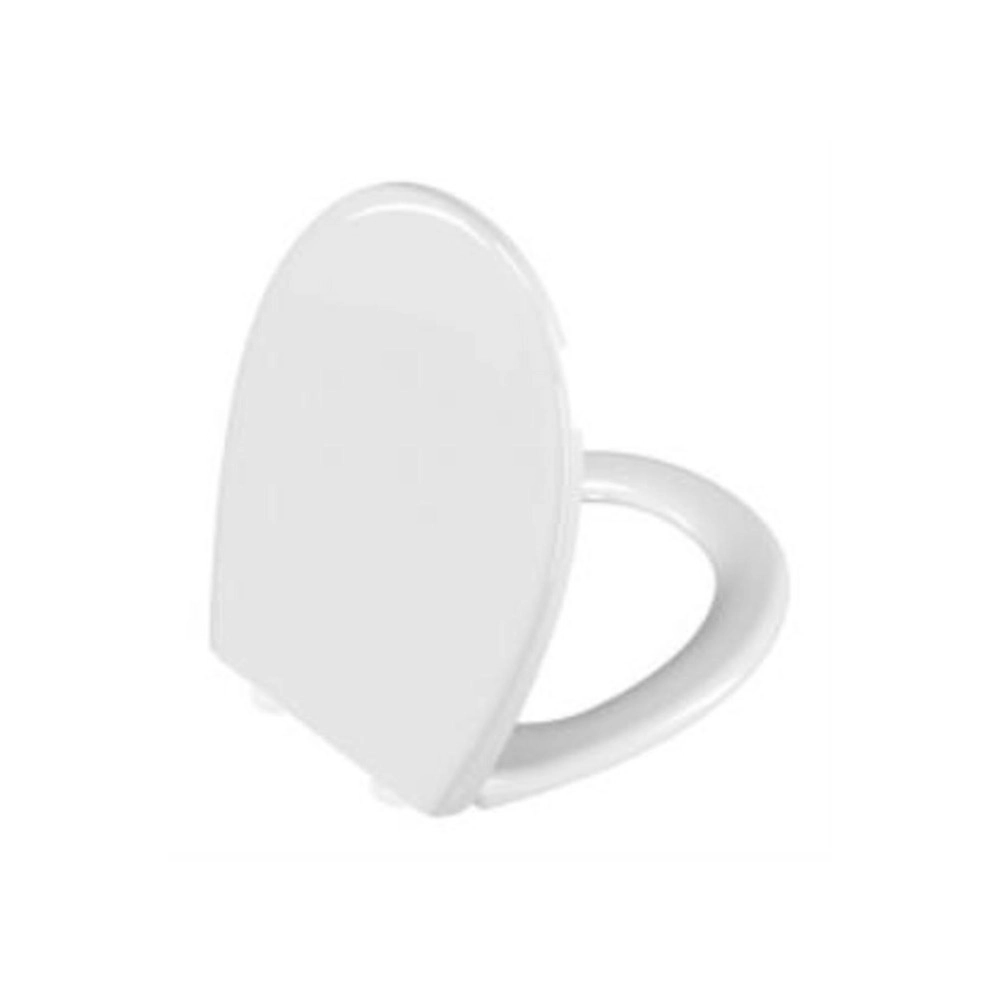 VitrA S20 Round 109-003-909 Üniversal Klozet Kapağı, Yavaş Kapanır, Beyaz