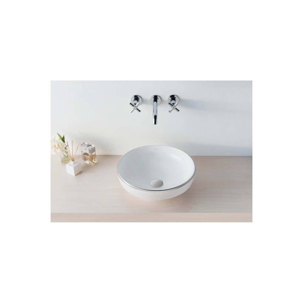 VitrA Water Jewels 4334B403-1361 Çanak Lavabo, VitrA Clean, 40 cm, Beyaz