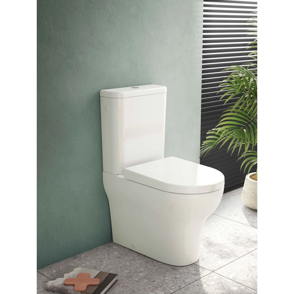 VitrA Zentrum 94-003-009 Yavaş Kapanır Klozet Kapağı, Duroplast, Beyaz