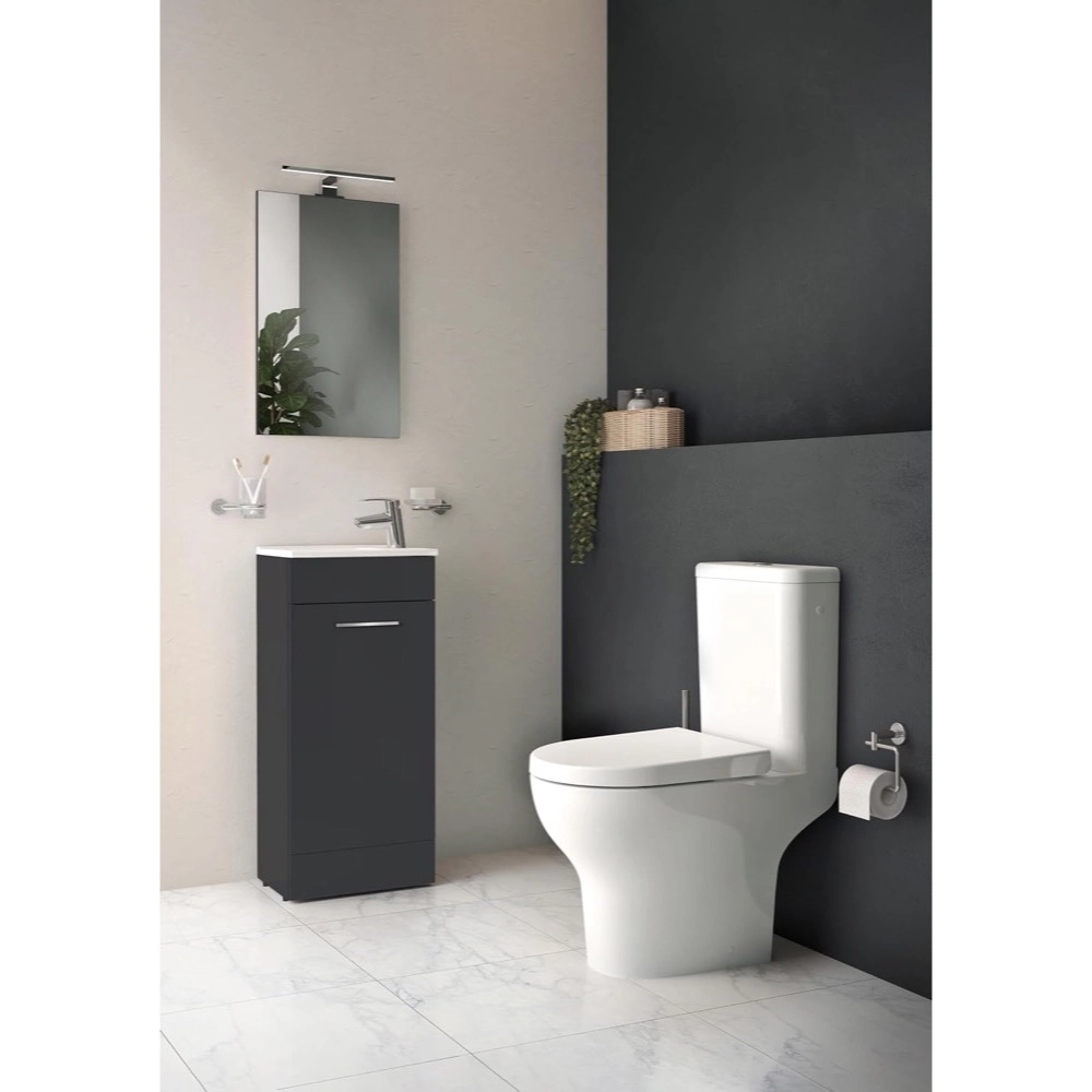 VitrA Zentrum 94-003-009 Yavaş Kapanır Klozet Kapağı, Duroplast, Beyaz