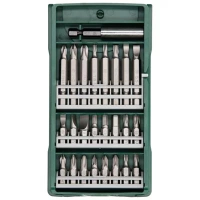 Bosch Professional Accessories X/Line Mini 25 Parça Vidalama Seti, Plastik Kutu, Yeşil