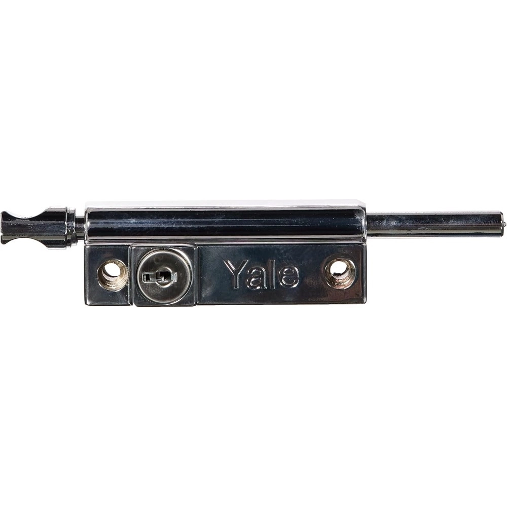 Yale P124C Sürgülü Pencere ve Kapı Kilidi Krom