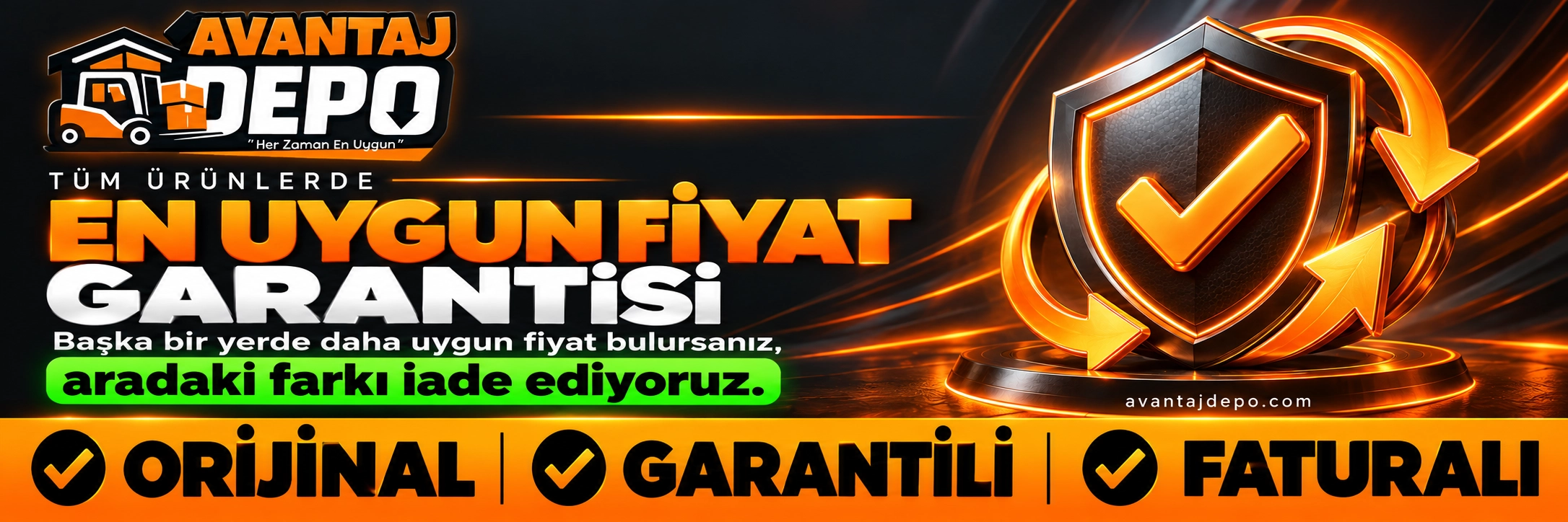 AvantajDepo, en uygun fiyat garantisi, fiyat farkı iadesi, orijinal ürün, garantili ürün, faturalı alışveriş, güvenli alışveriş, avantajlı fiyatlar
